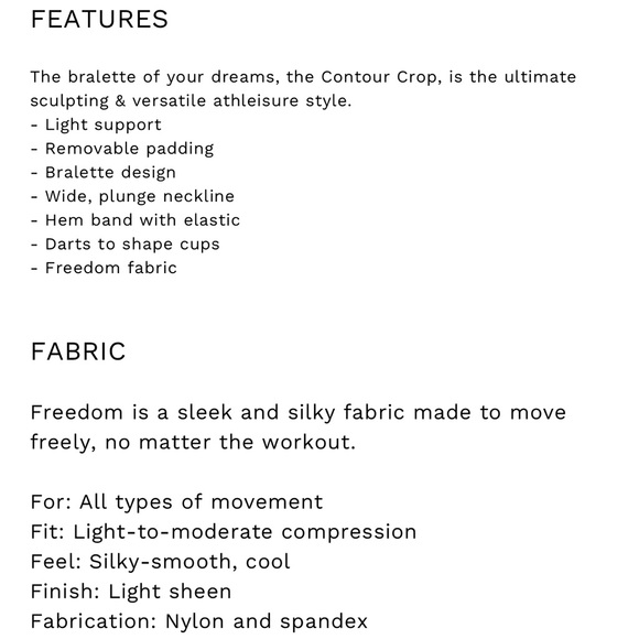 CSB Freedom Contour Crop - Picture 4 of 8